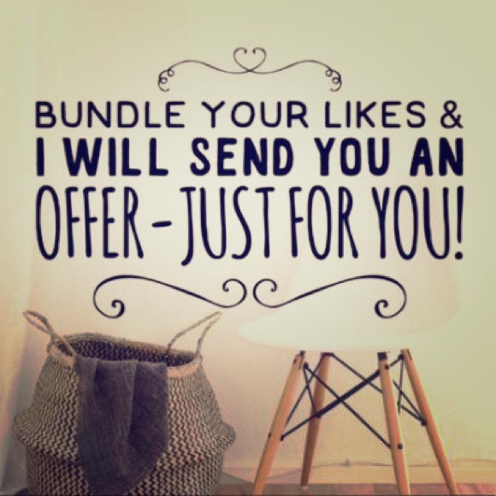 Make your bundle and I’ll send a private offer!!